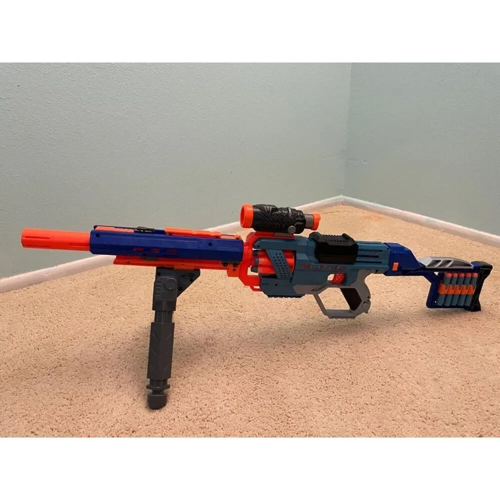 Nerf Elite 2.0 Commander RD-6 Dart Blaster 12 Darts Rotating Drum Outdoor Toys